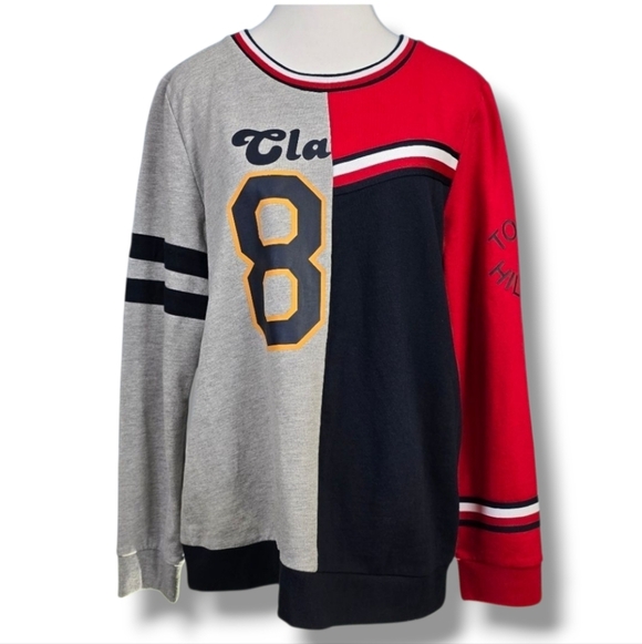 TOMMY HILFIGER | SPORTSWEAR COLORBLOCKED CREWNECK PULLOVER SWEATSHIRT - Picture 2 of 16